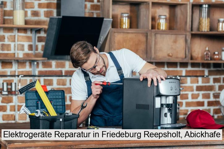 Elektrogeräte Reparatur in Friedeburg Reepsholt, Abickhafe